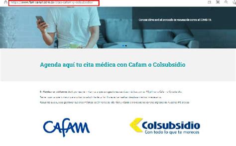 www.cafam.com.co citas chat en linea|Cafam 